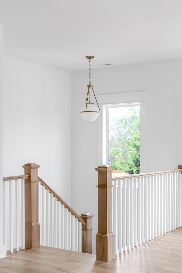 603B Freedom Ct, Nashville, TN 37209 - stairway with wood finished floors