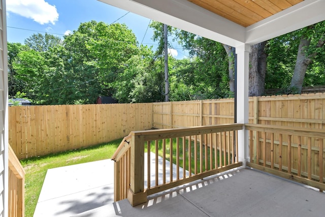 6401 Thunderbird Dr, Nashville, TN 37209 - view of patio with a fenced backyard