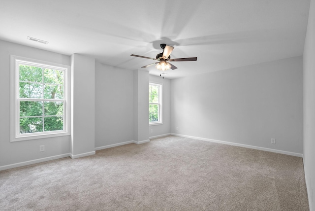 272 Kildeer Dr, Clarksville, TN 37040 - empty room featuring carpet floors, a ceiling fan, and baseboards