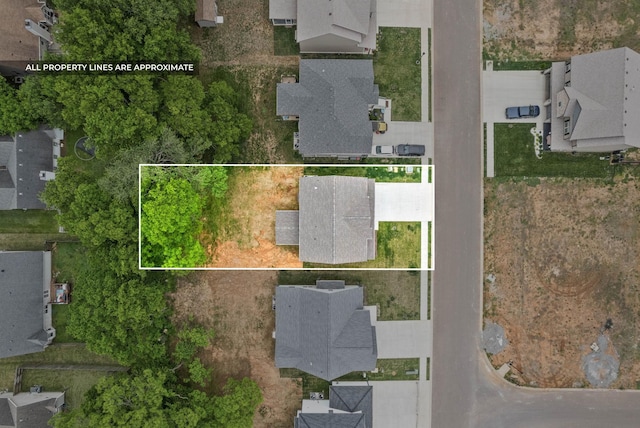 272 Kildeer Dr, Clarksville, TN 37040 - aerial view of residential area featuring property parcel outlined