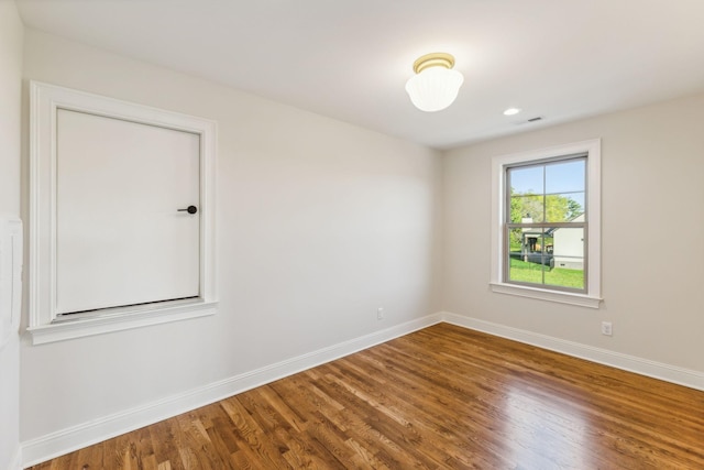 1611 Martha Washington Way, Murfreesboro, TN 37130 - empty room with wood finished floors, baseboards, and recessed lighting