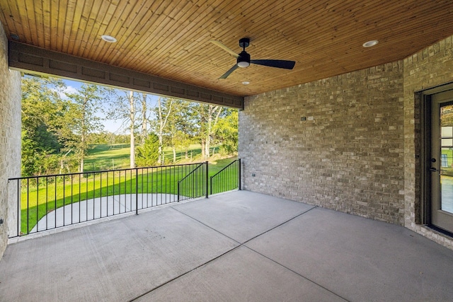 1611 Martha Washington Way, Murfreesboro, TN 37130 - view of patio / terrace featuring a ceiling fan