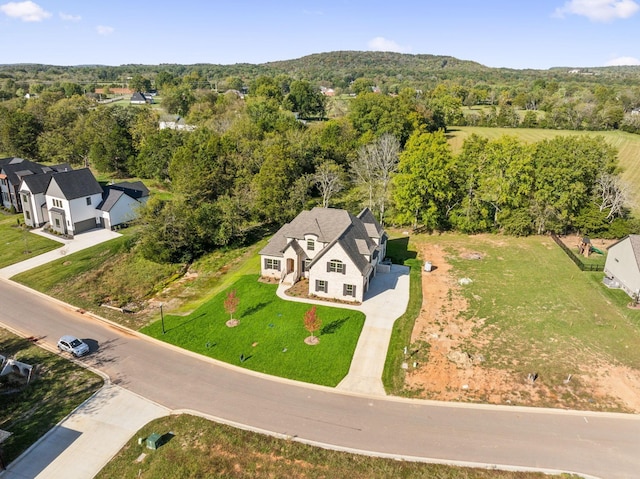 1611 Martha Washington Way, Murfreesboro, TN 37130 - aerial view of property and surrounding area featuring a heavily wooded area