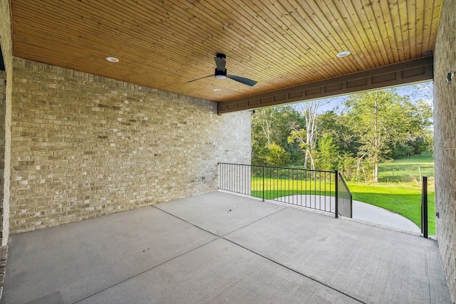 1611 Martha Washington Way, Murfreesboro, TN 37130 - view of patio / terrace featuring ceiling fan