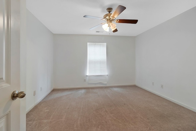 209 Bakerview St, Murfreesboro, TN 37129 - unfurnished room featuring light colored carpet, a ceiling fan, and baseboards