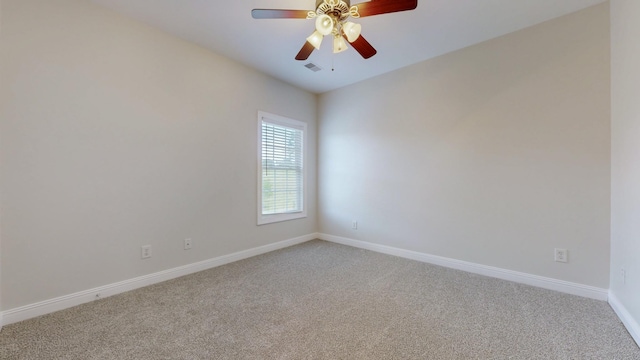 4050 Oak Pointe Dr, Pleasant View, TN 37146 - unfurnished room featuring light carpet, baseboards, and ceiling fan