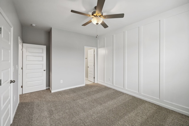 325 Carver Connection, Lebanon, TN 37087 - unfurnished bedroom featuring carpet, multiple closets, ceiling fan, and baseboards