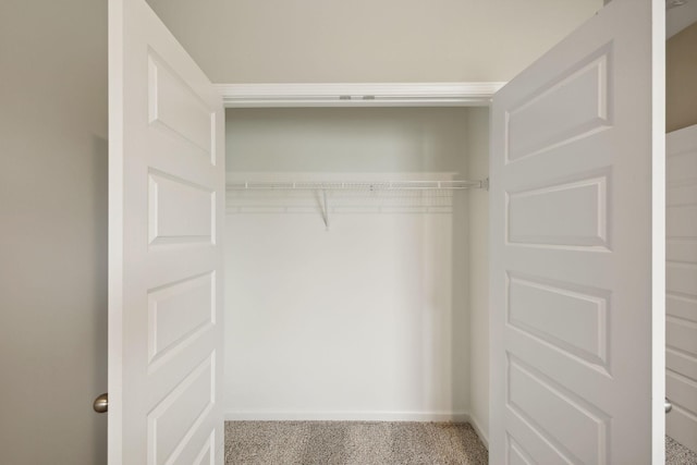 view of closet