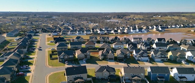 1408 Kingbird Dr, Clarksville, TN 37040 - aerial view of property's location featuring a large body of water and nearby suburban area