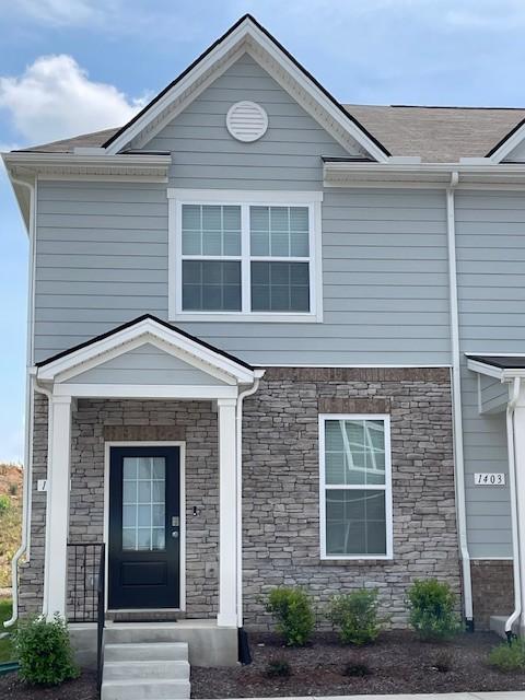 1401 Walker Way, Columbia, TN 38401 - view of front of property featuring stone siding