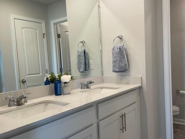 1401 Walker Way, Columbia, TN 38401 - bathroom featuring toilet and double vanity