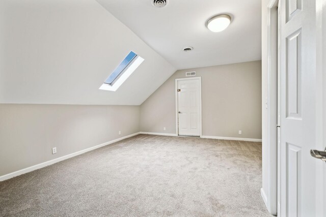 2506 Morgan Rd, Murfreesboro, TN 37129 - bonus room with a skylight, carpet flooring, lofted ceiling, and baseboards