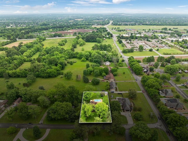 2506 Morgan Rd, Murfreesboro, TN 37129 - aerial view of property's location featuring property parcel outlined and a tree filled landscape