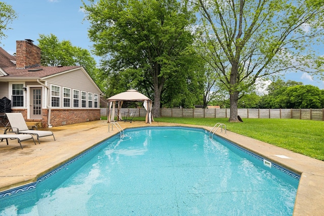 2506 Morgan Rd, Murfreesboro, TN 37129 - view of pool with a gazebo and a patio area