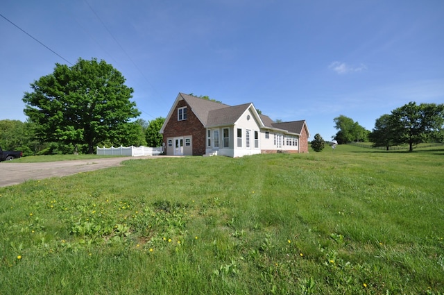 5620 Sango Rd, Clarksville, TN 37043 - view of side of home featuring brick siding and driveway
