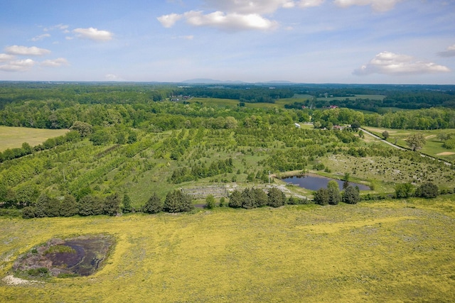 drone / aerial view of a nearby body of water