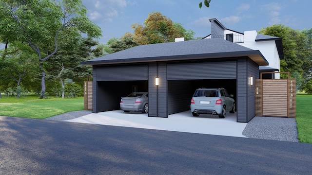 1411B Boscobel St, Nashville, TN 37206 - view of garage