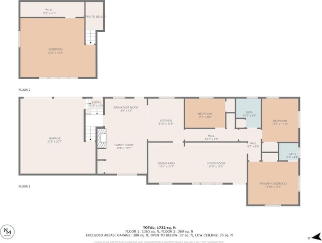 511 Catalina Dr, Nashville, TN 37217 - floor plan / room layout