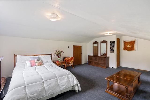 511 Catalina Dr, Nashville, TN 37217 - bedroom featuring vaulted ceiling and carpet flooring