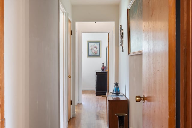 511 Catalina Dr, Nashville, TN 37217 - hallway featuring light wood-type flooring and baseboards