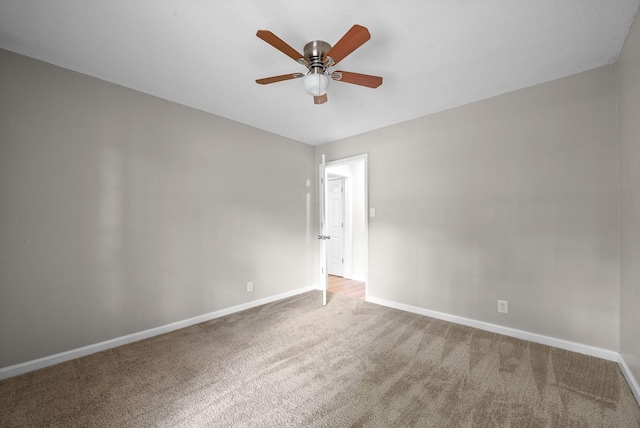 938 Merritt Lewis Ln, Clarksville, TN 37042 - spare room with ceiling fan, carpet, and baseboards