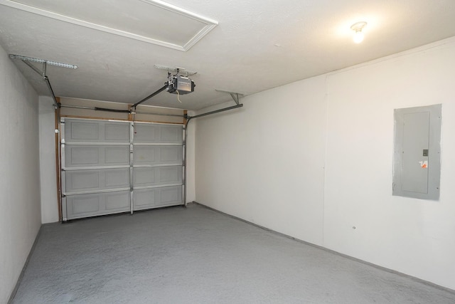 1543 James Gafford Dr, La Vergne, TN 37086 - garage with electric panel and a garage door opener