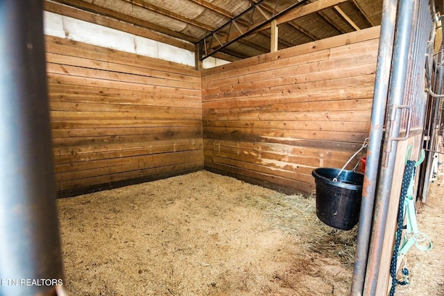 view of horse barn