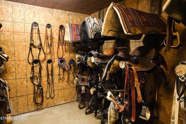 view of horse barn