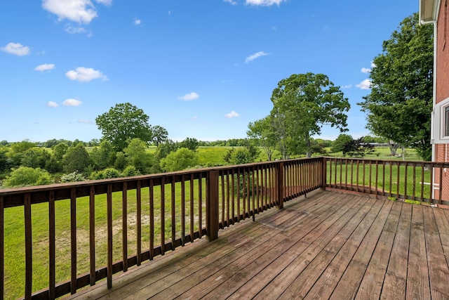 122 Windcrest Dr, Hohenwald, TN 38462 - wooden terrace with a lawn