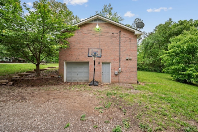 view of outdoor structure featuring a garage