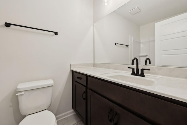 1543 Fredrick Dr, Clarksville, TN 37042 - bathroom with vanity and marble look tile flooring