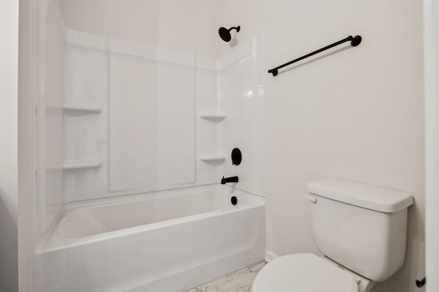 1543 Fredrick Dr, Clarksville, TN 37042 - bathroom with marble look tiles and shower / washtub combination