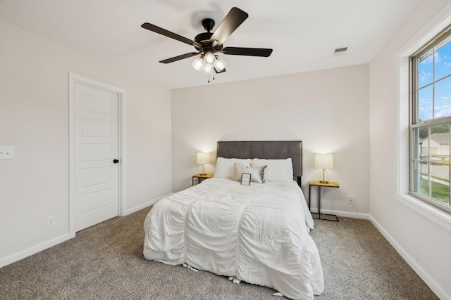 1543 Fredrick Dr, Clarksville, TN 37042 - bedroom featuring carpet floors and a ceiling fan