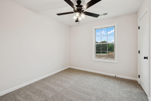 1543 Fredrick Dr, Clarksville, TN 37042 - carpeted empty room featuring baseboards and ceiling fan