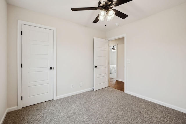 1543 Fredrick Dr, Clarksville, TN 37042 - unfurnished bedroom featuring carpet floors and a ceiling fan