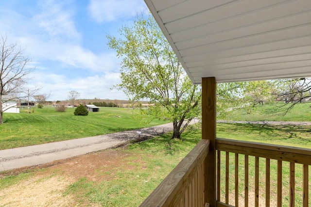 400 Log Wall Rd, Dickson, TN 37055 - wooden deck featuring a lawn