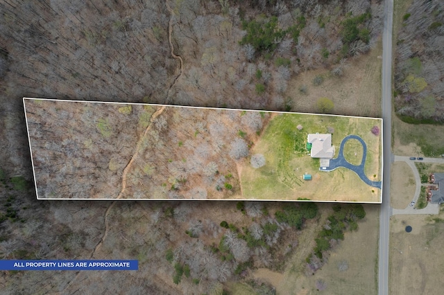 3337 Tarsus Rd, Palmyra, TN 37142 - aerial overview of property's location featuring property boundaries highlighted