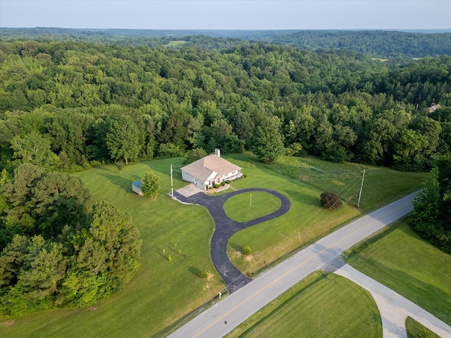 3337 Tarsus Rd, Palmyra, TN 37142 - aerial view of property's location with a forest