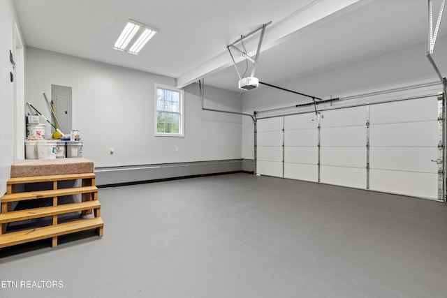 122 Springfield Ln, Jacksboro, TN 37757 - garage featuring a garage door opener