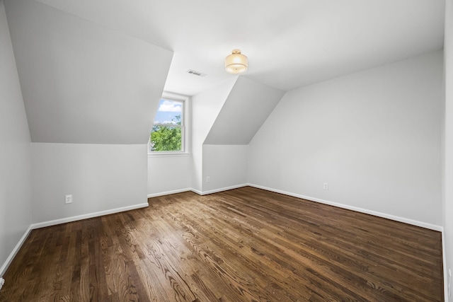 1183 Buckingham Cir, Franklin, TN 37064 - additional living space featuring baseboards, wood finished floors, and vaulted ceiling