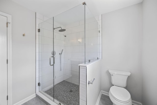 1183 Buckingham Cir, Franklin, TN 37064 - full bath with baseboards, a shower stall, and toilet