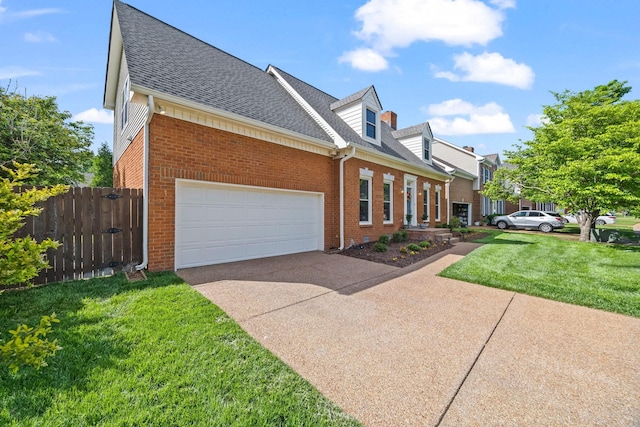1183 Buckingham Cir, Franklin, TN 37064 - view of front of house featuring brick siding, concrete driveway, roof with shingles, and an attached garage