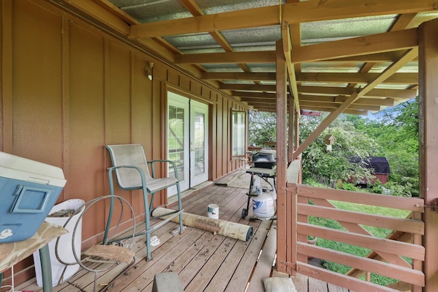 1023 Pine Valley Rd, Kingston Springs, TN 37082 - view of wooden deck
