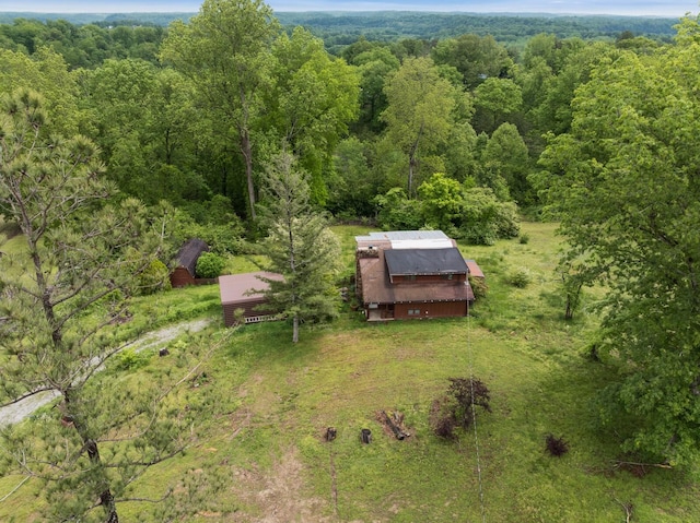 1023 Pine Valley Rd, Kingston Springs, TN 37082 - view from above of property with a forest