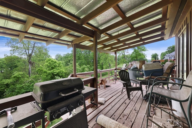 1023 Pine Valley Rd, Kingston Springs, TN 37082 - deck with a grill