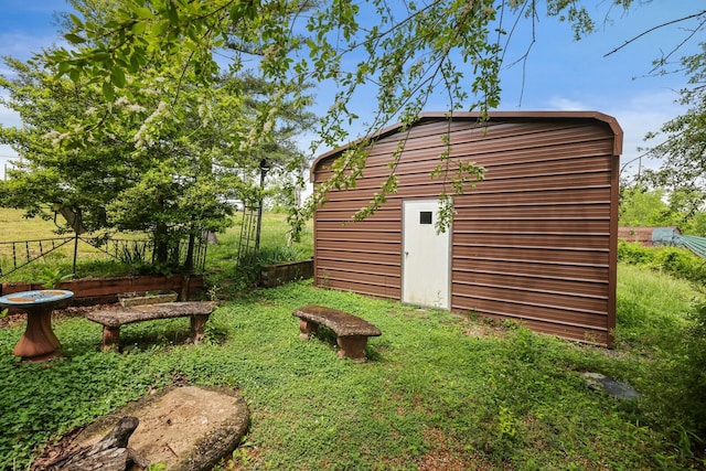 1023 Pine Valley Rd, Kingston Springs, TN 37082 - view of shed with fence