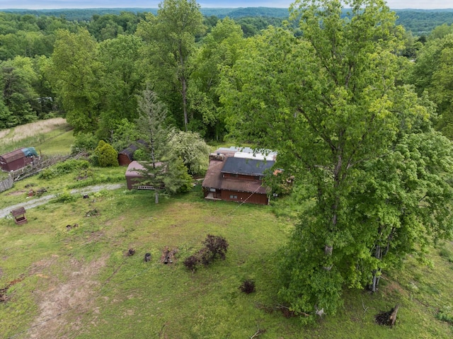 1023 Pine Valley Rd, Kingston Springs, TN 37082 - view from above of property with a heavily wooded area