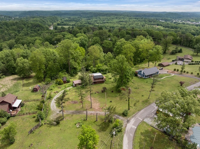 1023 Pine Valley Rd, Kingston Springs, TN 37082 - aerial view of a heavily wooded area