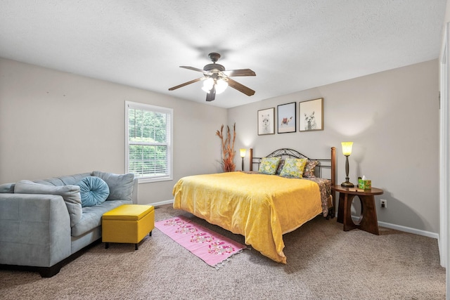 5643 Bethlehem Rd, Springfield, TN 37172 - bedroom featuring carpet flooring, baseboards, and ceiling fan