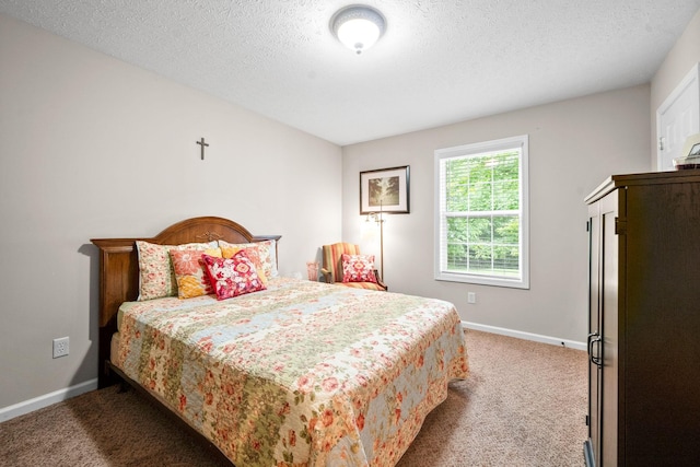 5643 Bethlehem Rd, Springfield, TN 37172 - bedroom with carpet, baseboards, and a textured ceiling